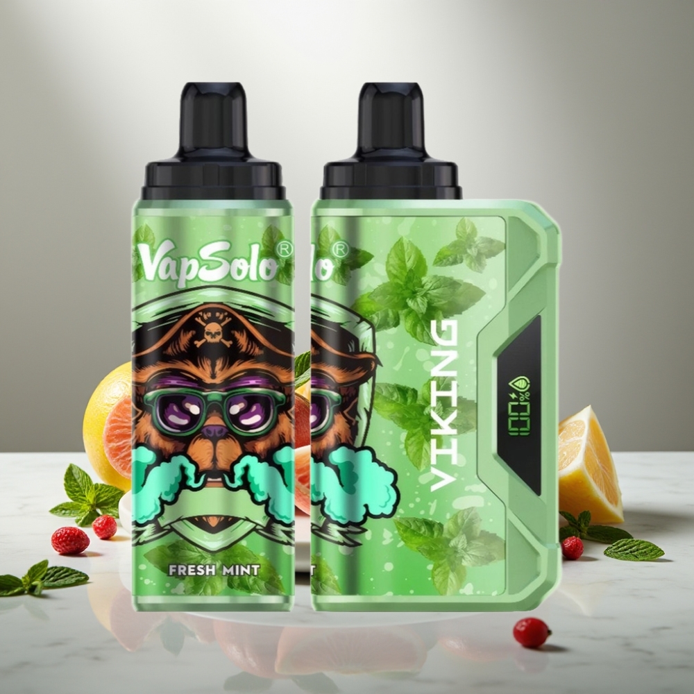 VapSolo VIKING 12000 Puffs 22ml Type-C Φρέσκα Δυόσμα