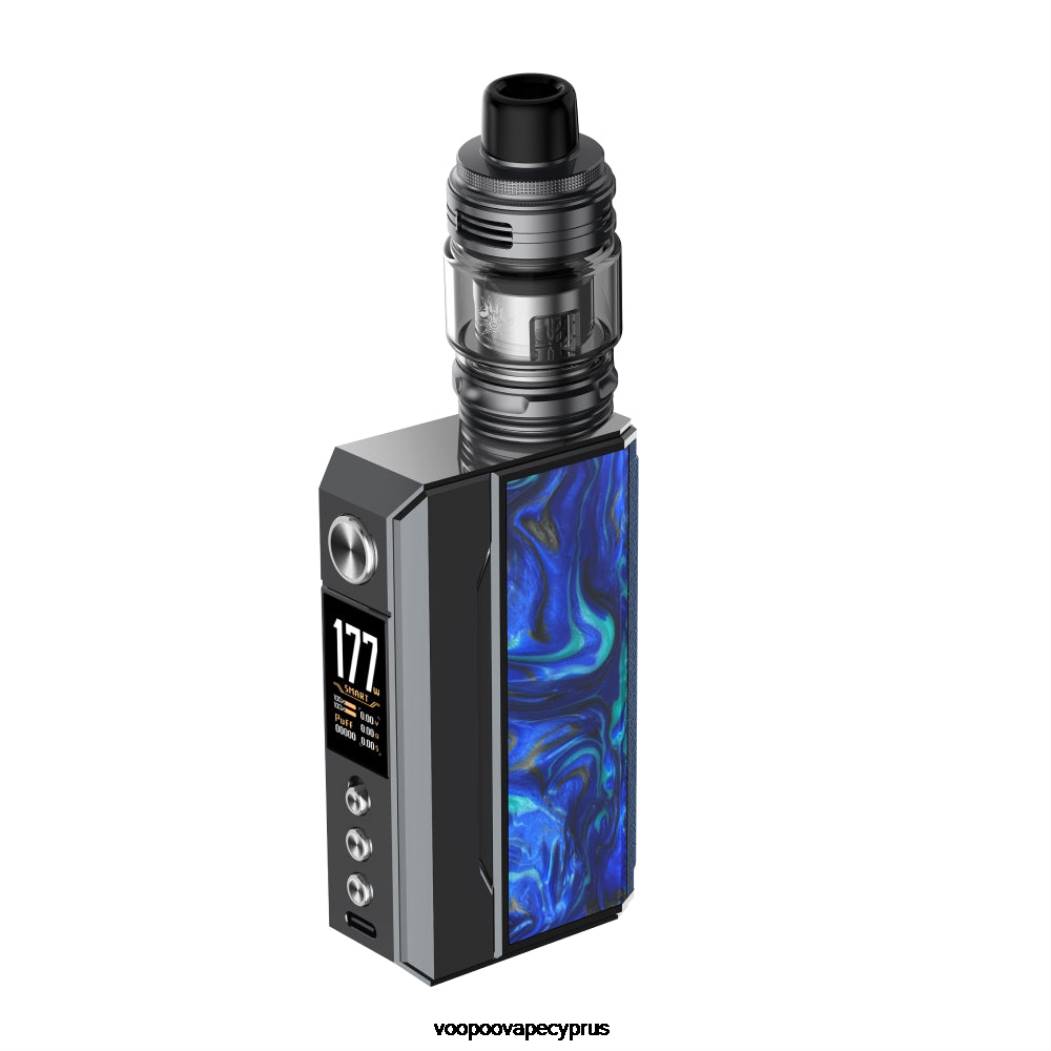 VOOPOO DRAG 4 εργαλειοθήκη όπλο μέταλλο + μπλε του ωκεανού 442P146 - VOOPOO Lietuva