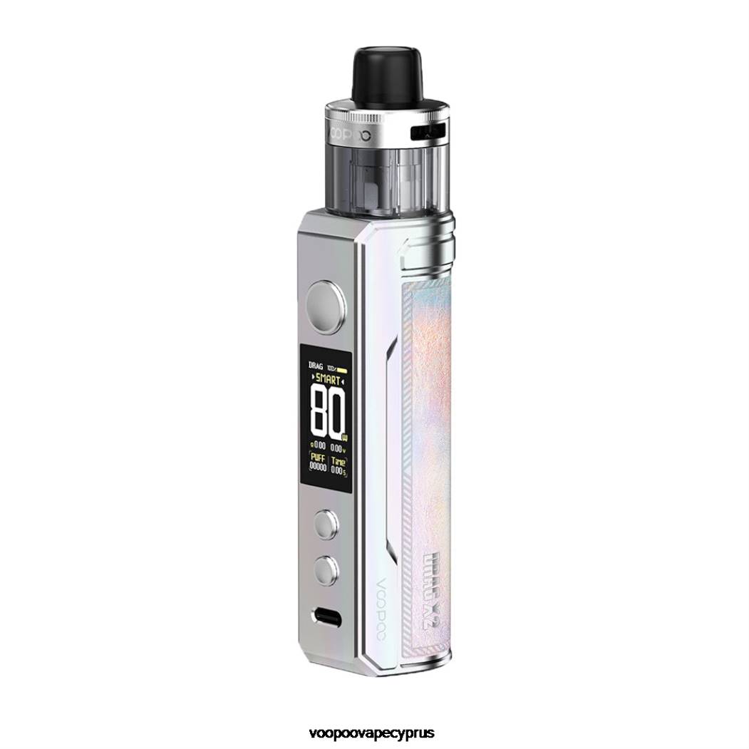 VOOPOO DRAG X2 pod mod πολύχρωμο ασήμι 442P153 - VOOPOO Vape Vinci